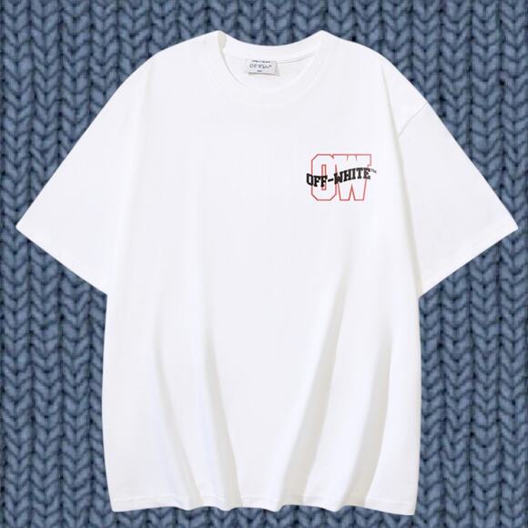 Off-white men's white short sleeve T-shirt